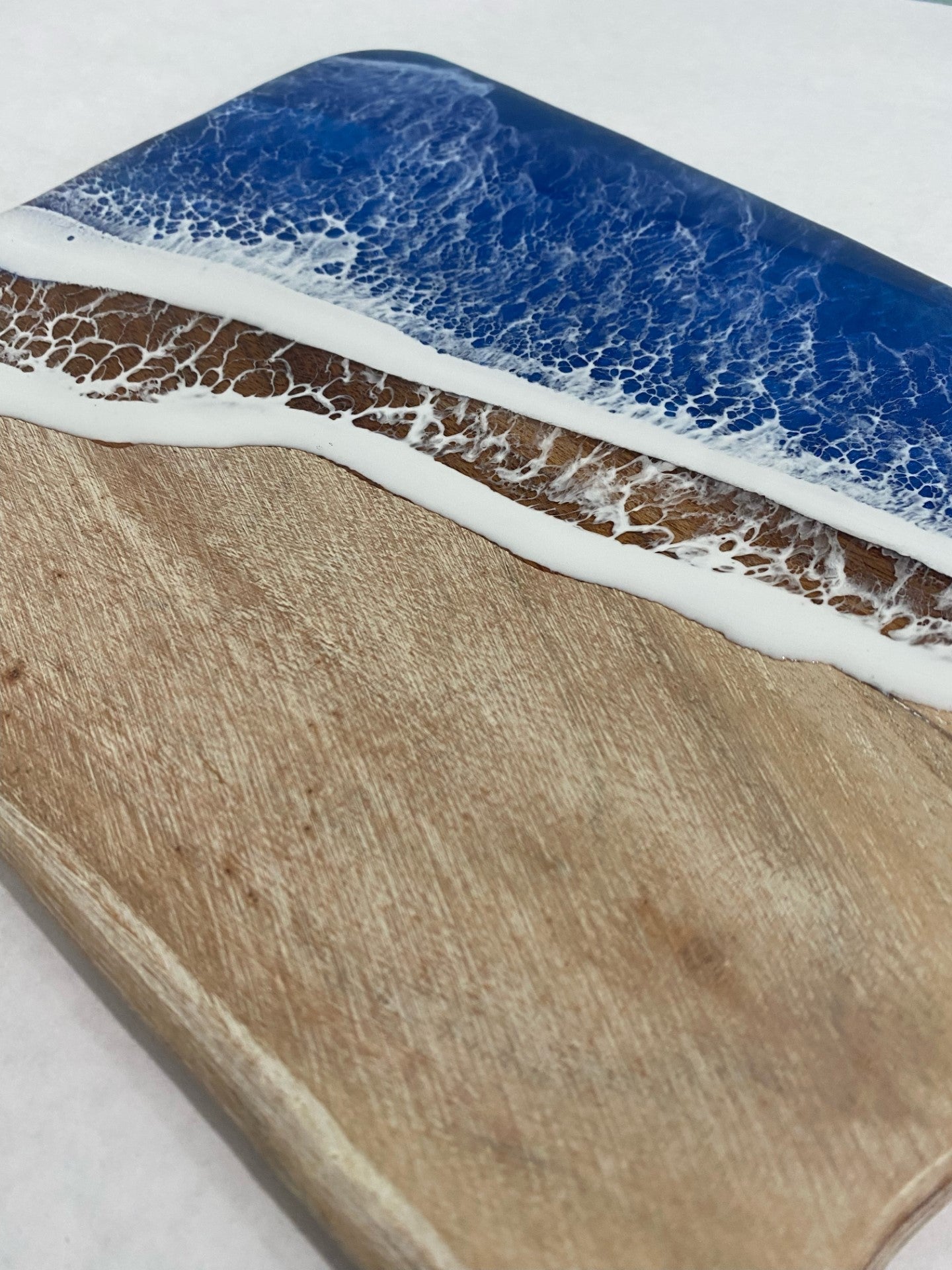 Wood Charcuterie Board - Ocean Waves