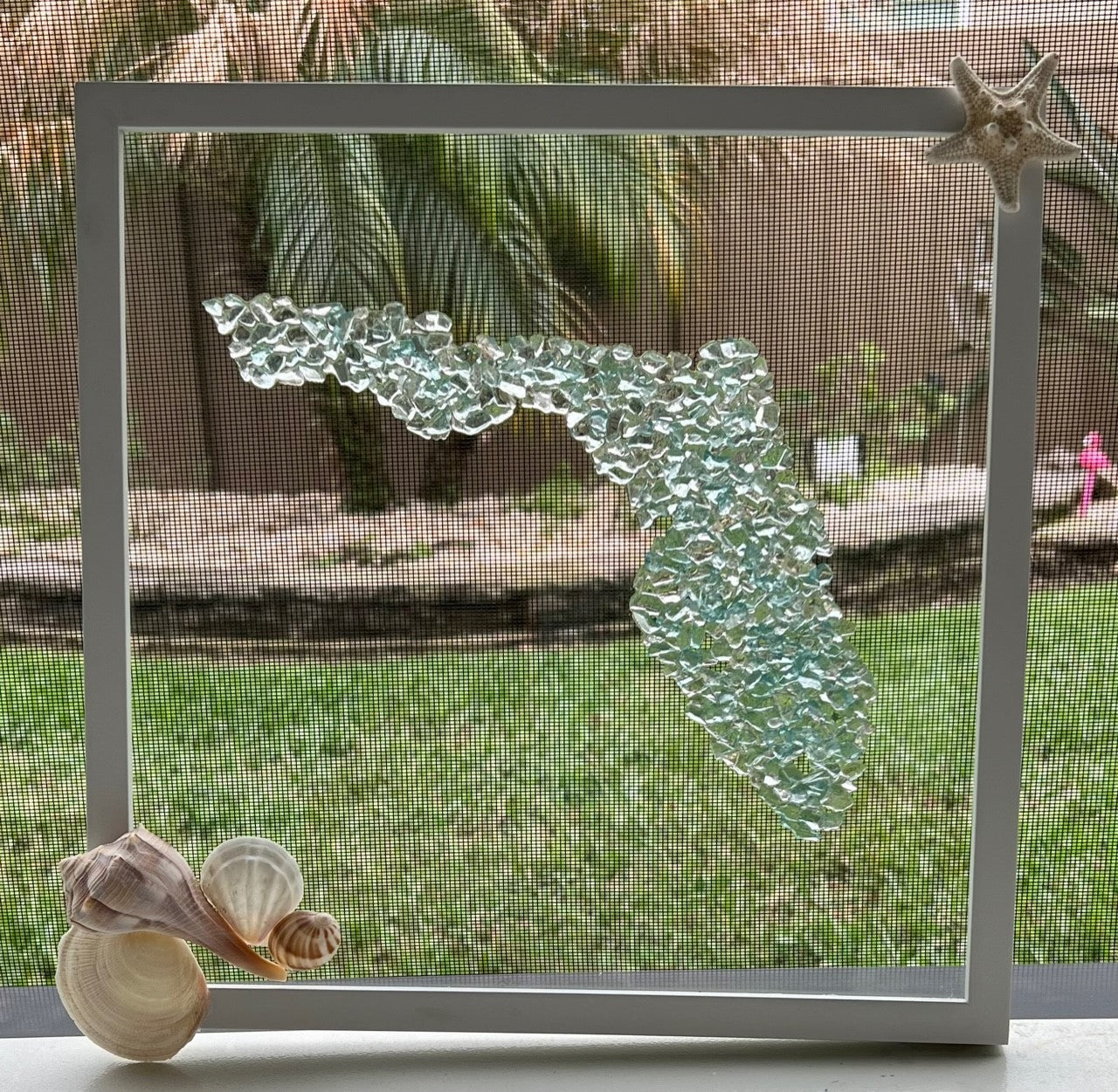 State of Florida on Glass