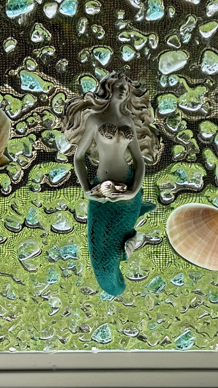 Mermaid on Glass