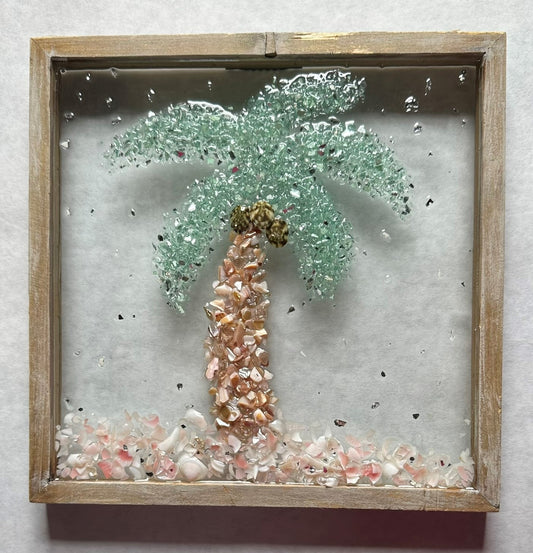 DIY Resin Art - Palm Tree for 8x10 Frame or Canvas